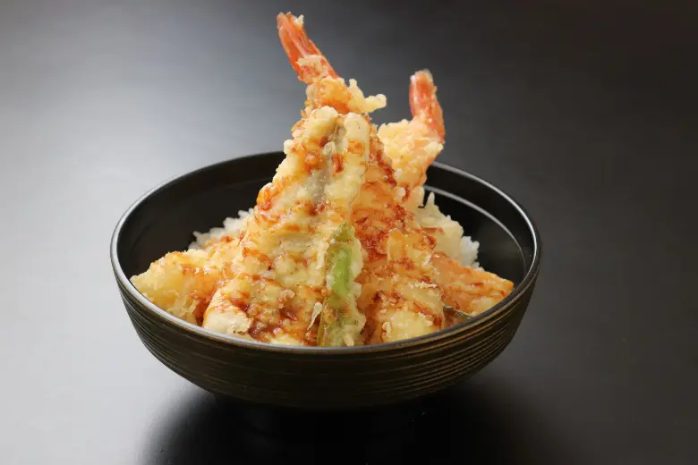 大海老と穴子天丼